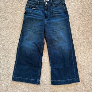 PAIGE Dark Blue Flare Jeans